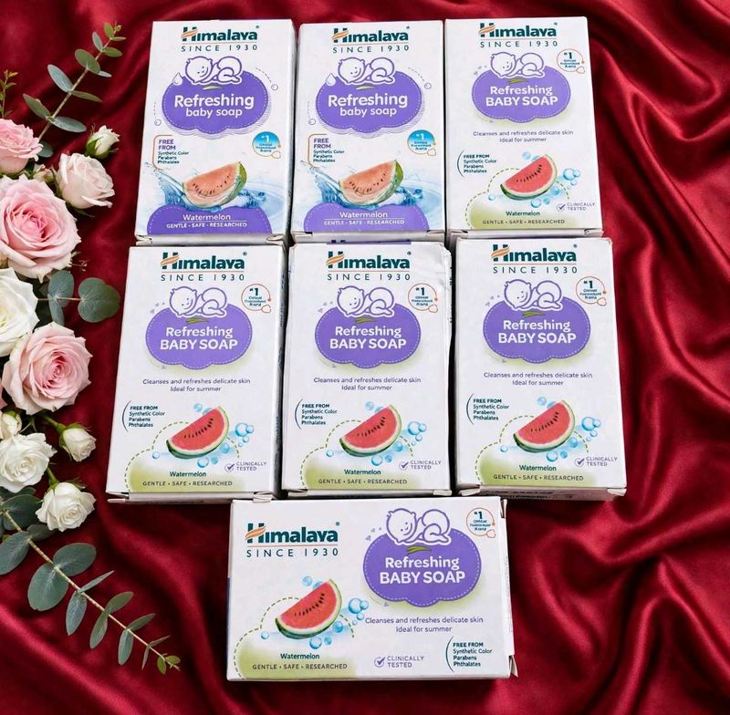 Himalaya Refreshing Baby Soap - 7 Pack