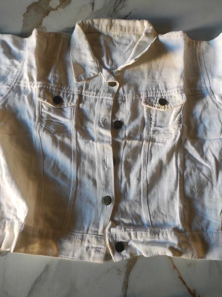white Denim Jacket