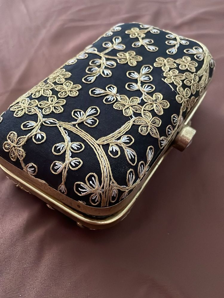 Elegant Embroidered Clutch