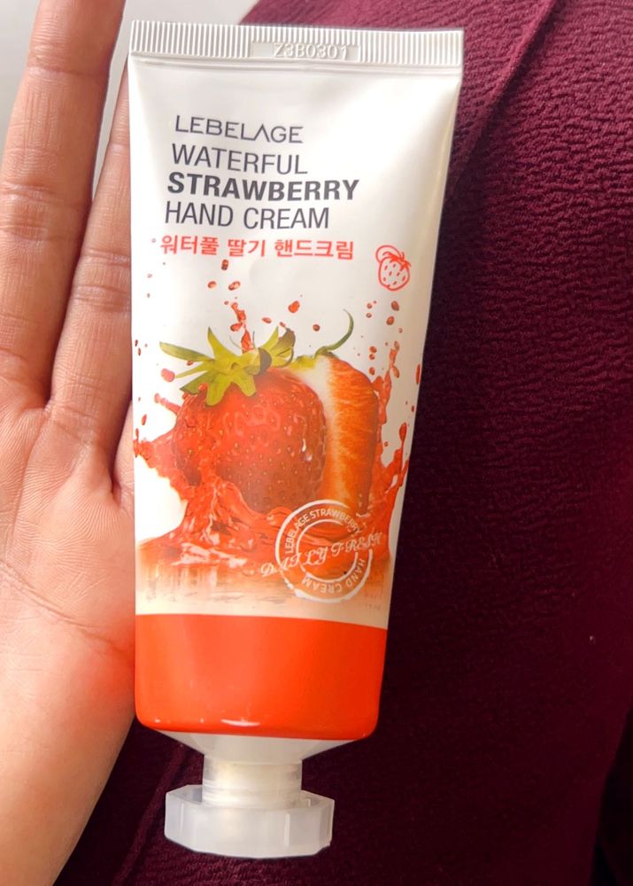 KOREAN  Strawberry Hand Cream