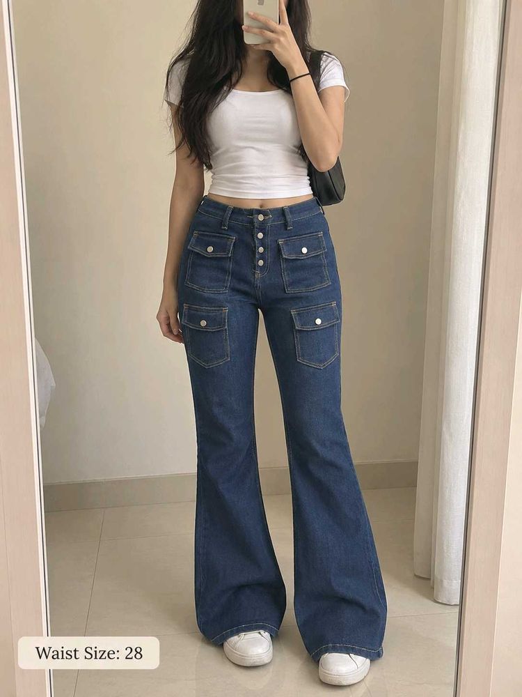 bootcut stylish jeans