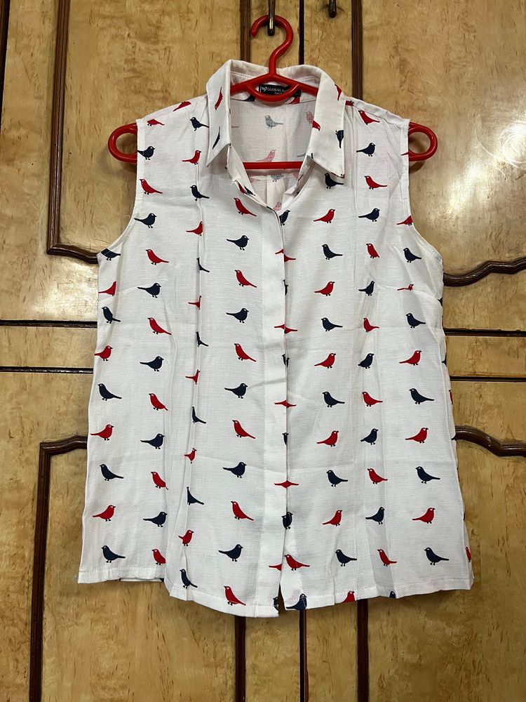 Global republic sleeveless shirt