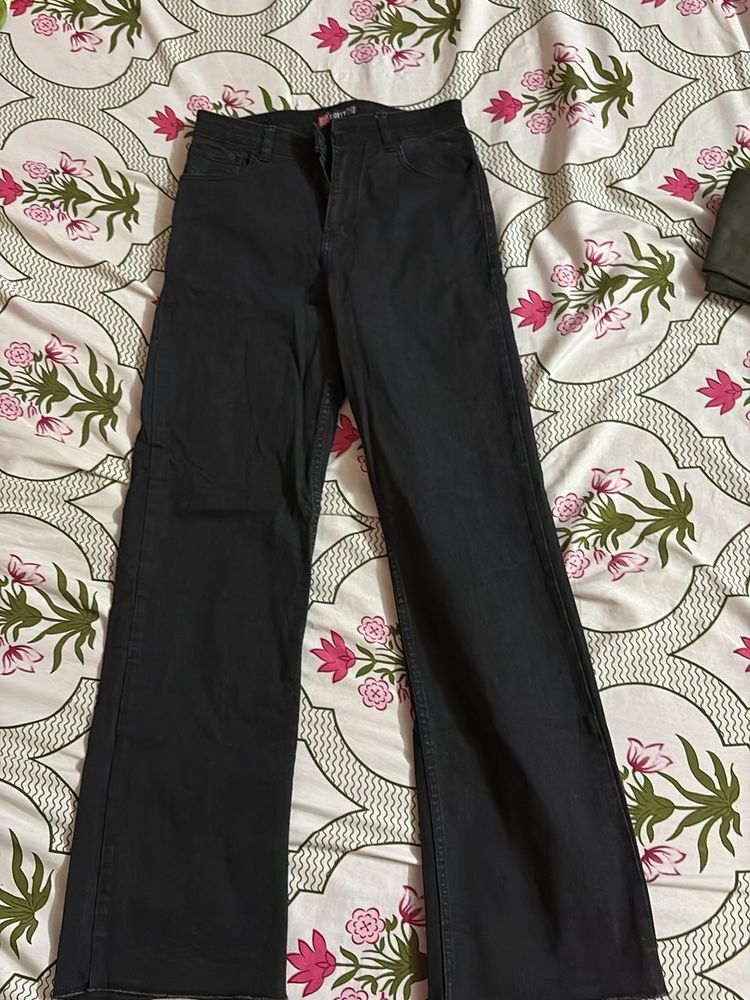Black Wide Leg Jeans