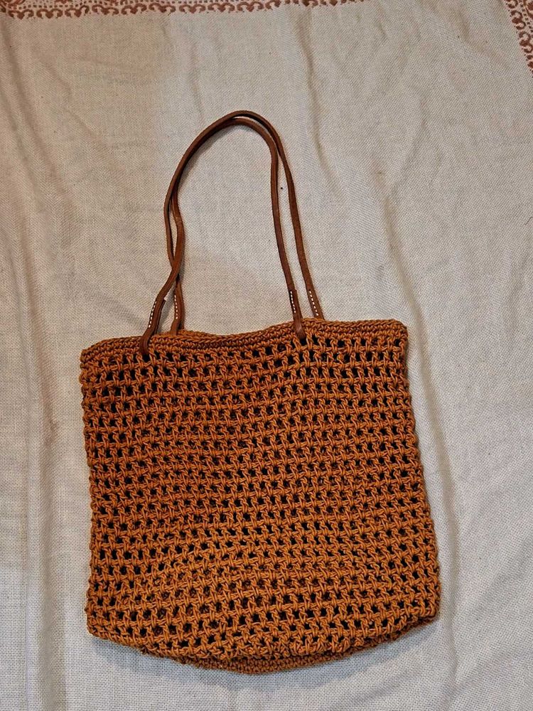 Crocheted Tote Bag
