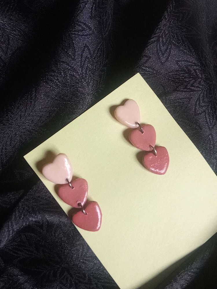 Heart Drop Earrings