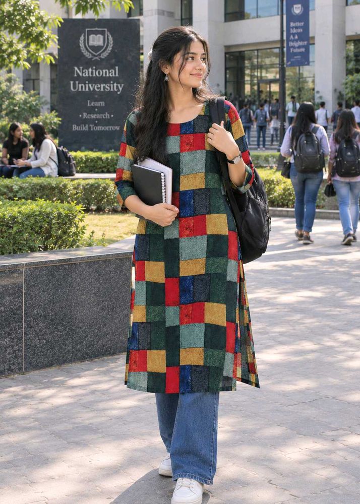 Women’s Multicolor Printed Kurti
