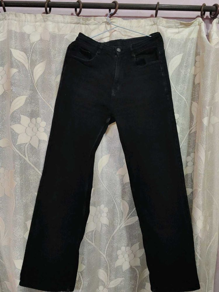 Black Wide Leg Jeans