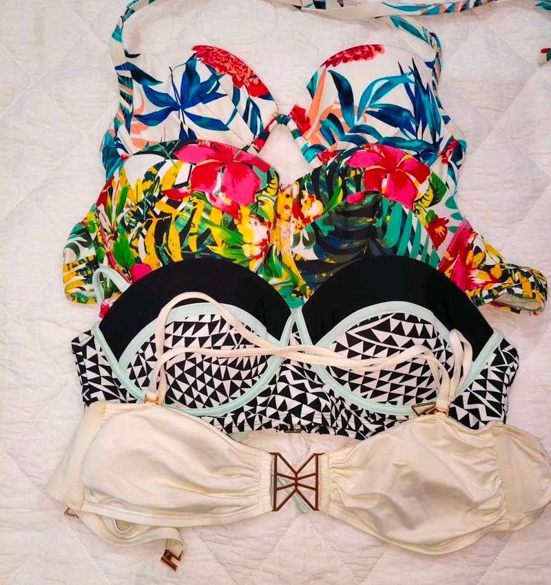 Bundle of 4 Bikini Tops