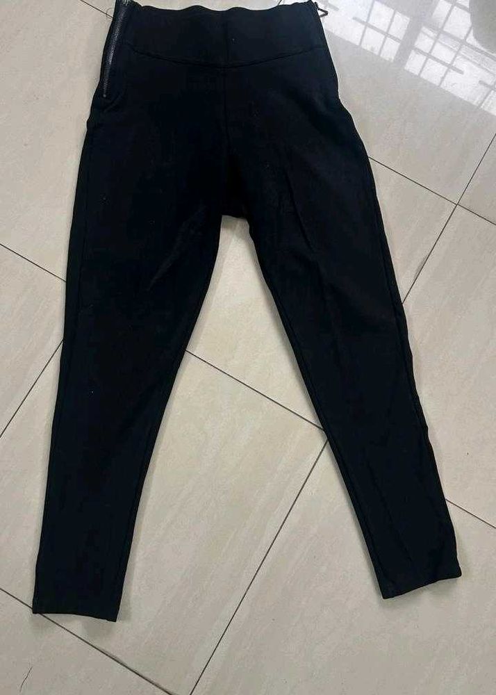 Classic Black High-Waisted Pants