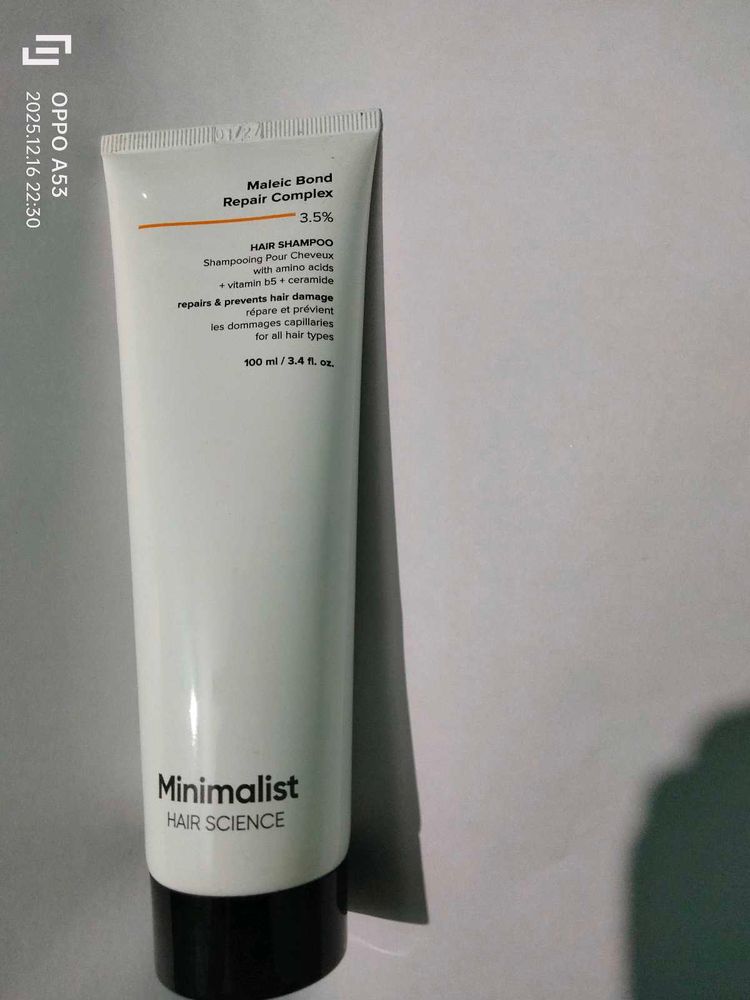 Minimalist Hair Science Shampoo
