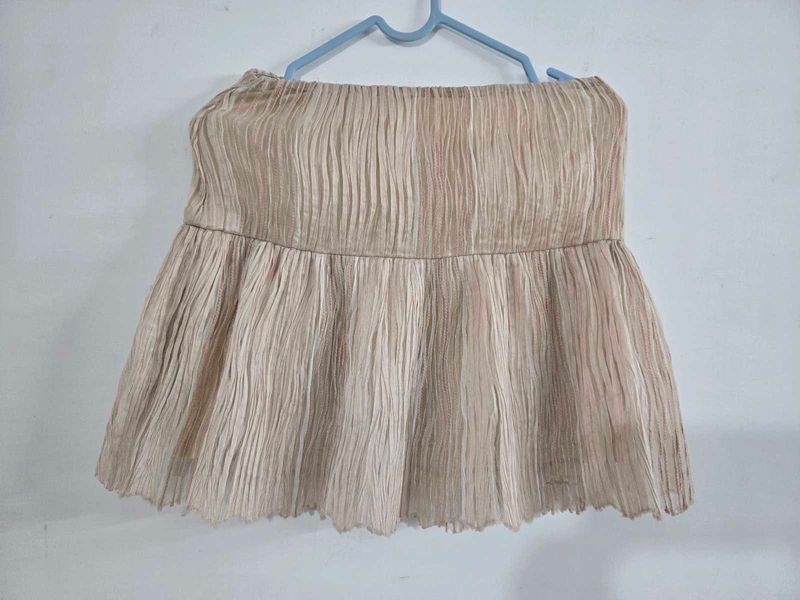 Pleated Mini Skirt waist 28
