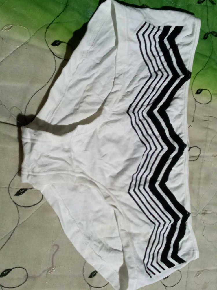 White Graphic Print Top