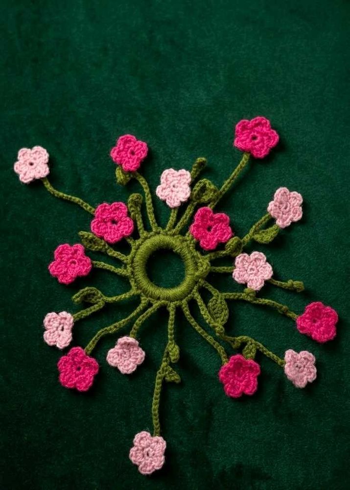 Handmade Crochet Flower hairband