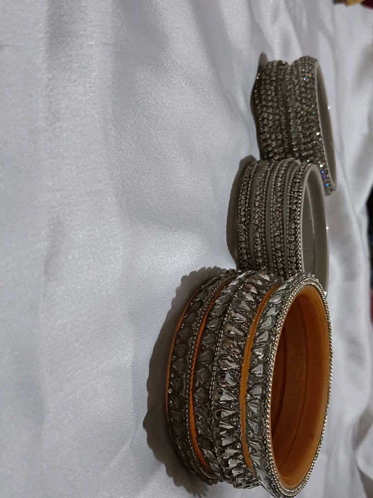 Silver Bangle Set