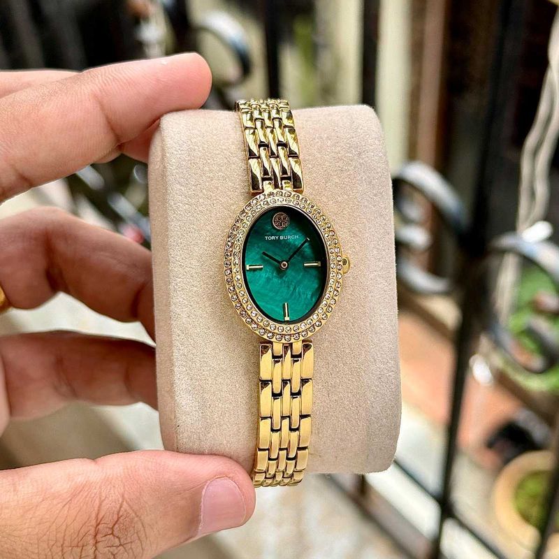 TORY BURCH OVAL GOLD EDITION – TIMELESS ELEGANCE ✅