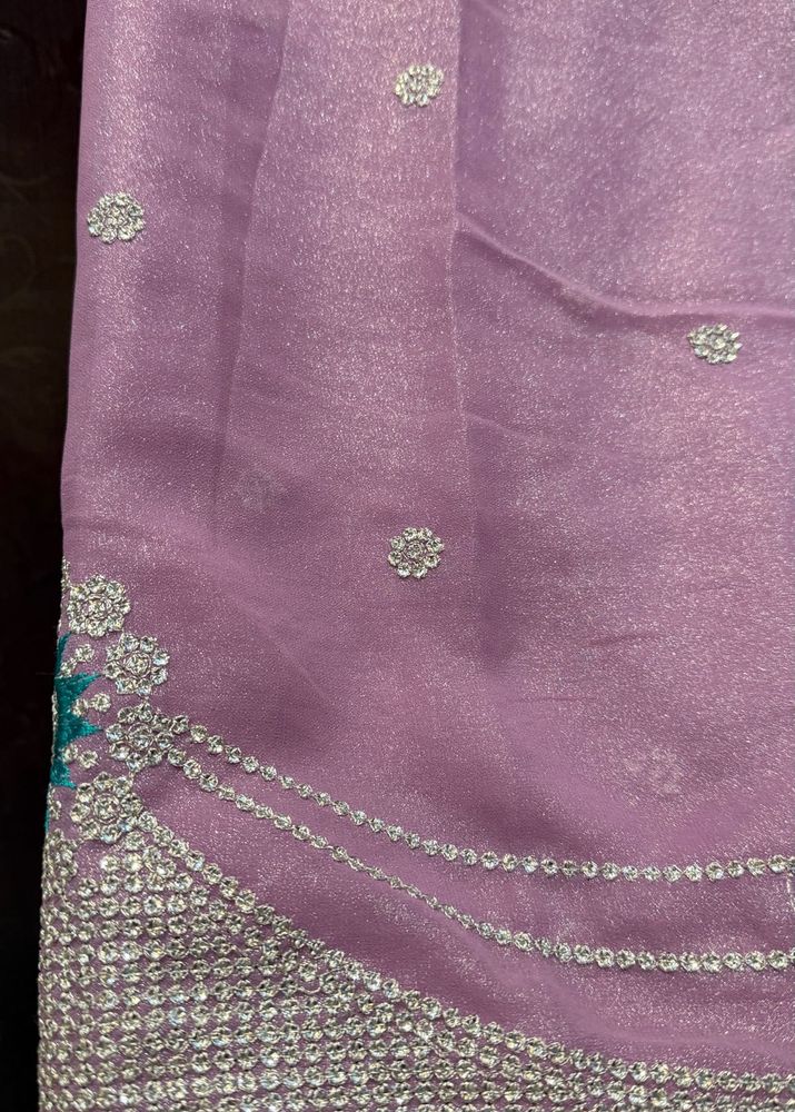 Pink Party Wear Saree
