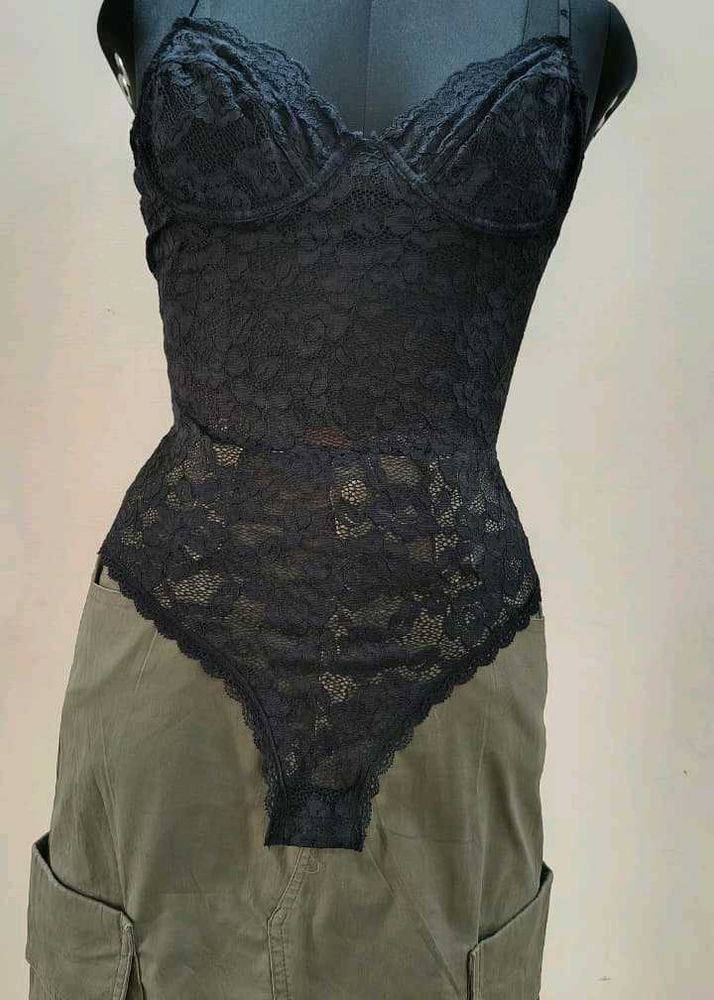 Black Lace Bodysuit