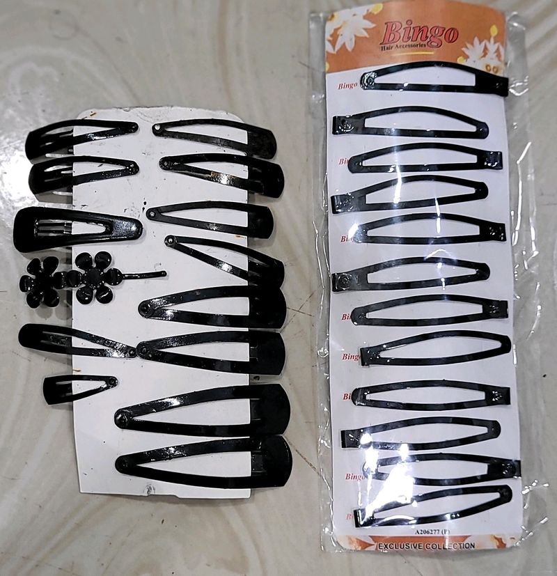 Tic Tac Clip BIngo Hair Accessories Combo