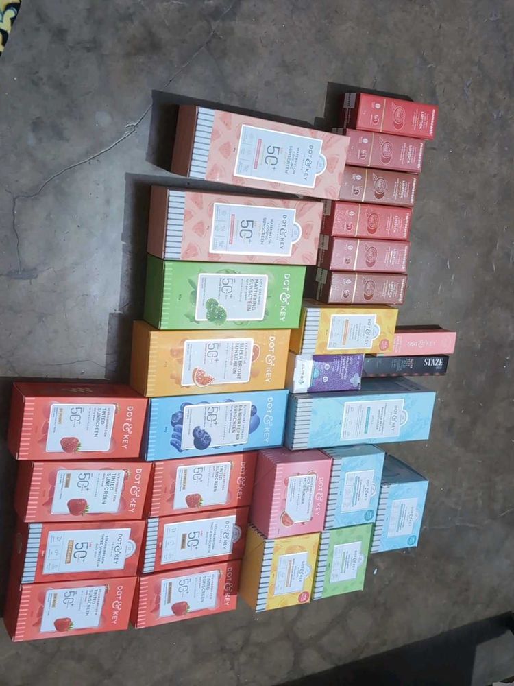 Combo Of Lipsticks, Balm And Dermaco Serum