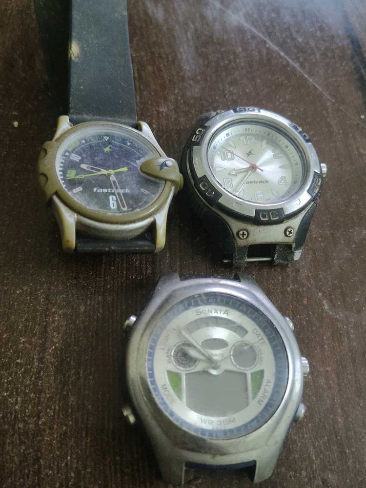 Lot of 3 Watches - Fastrack &amp; Sonata