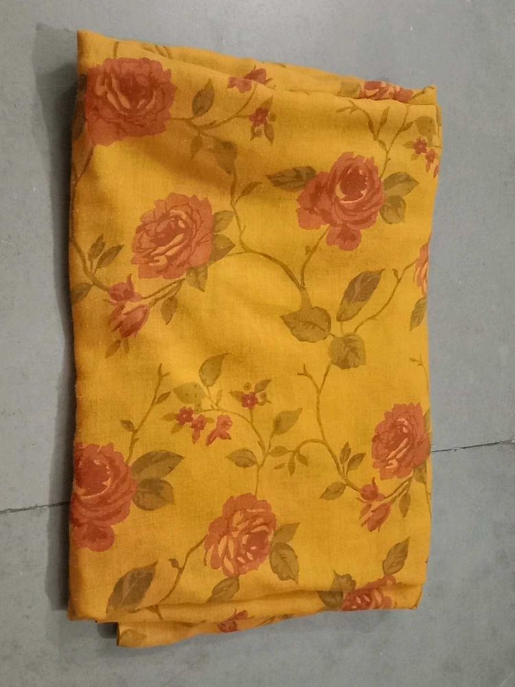 Vintage Floral Yellow dupatta