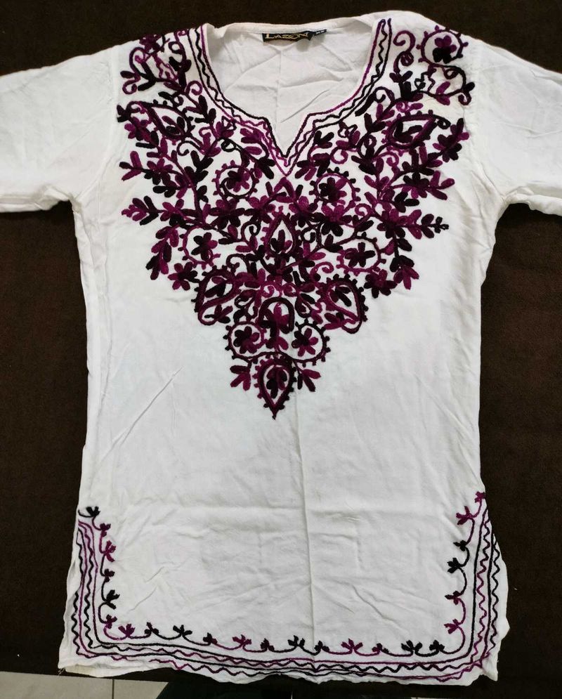 Embroidered Short kurti