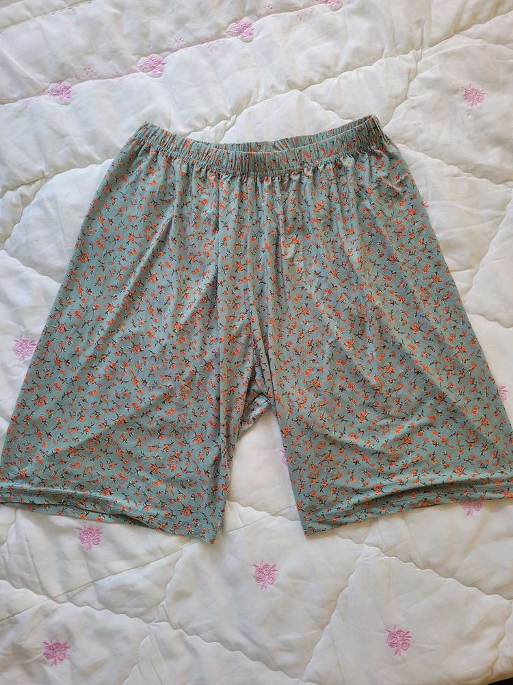 Floral Print Lounge Shorts