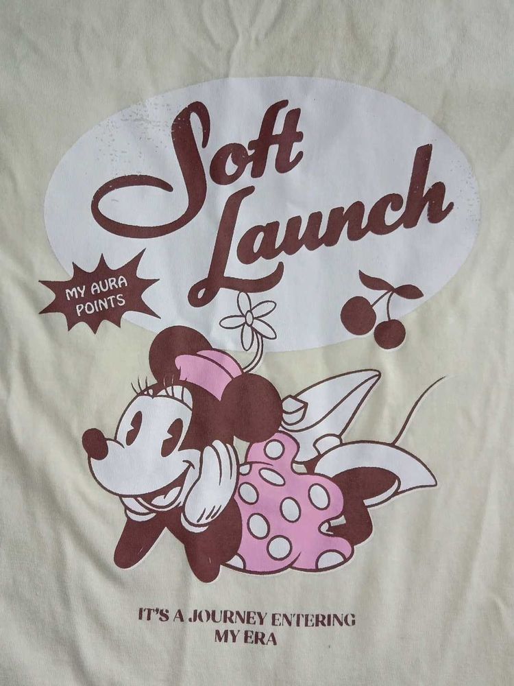 Cute Minnie Mouse 'Soft Launch' T-Shirt