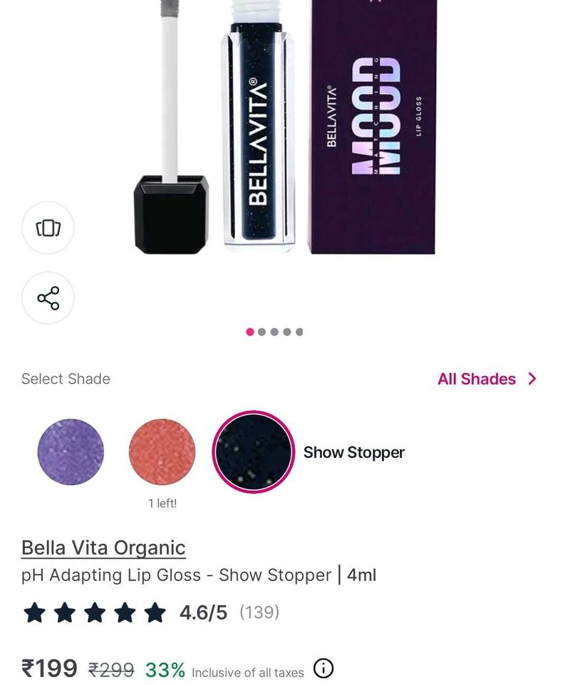 Bella Vita pH Adapting Lip Gloss