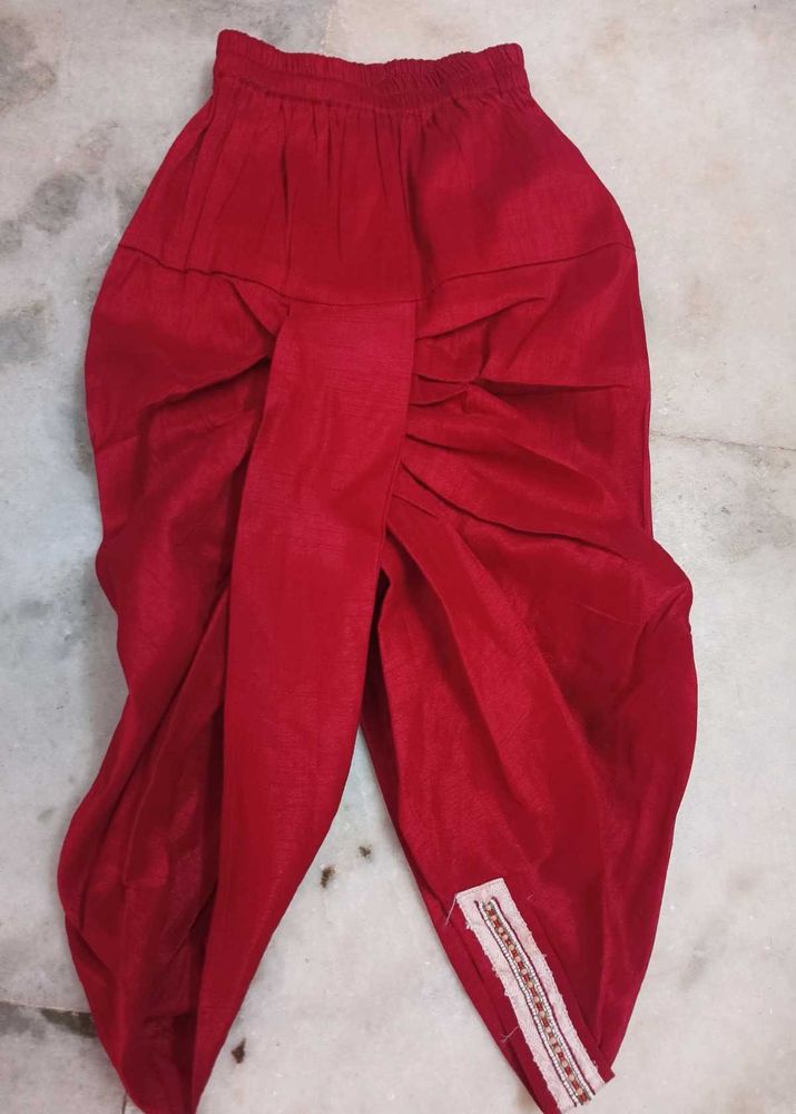 boys kids  Red Dhoti Pants
