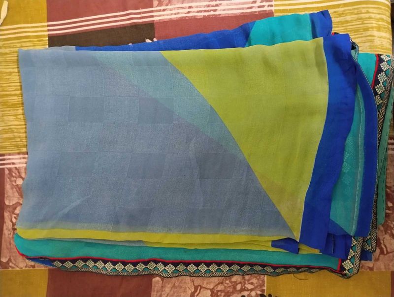 Women beautiful multi colour Saree🚫🚫