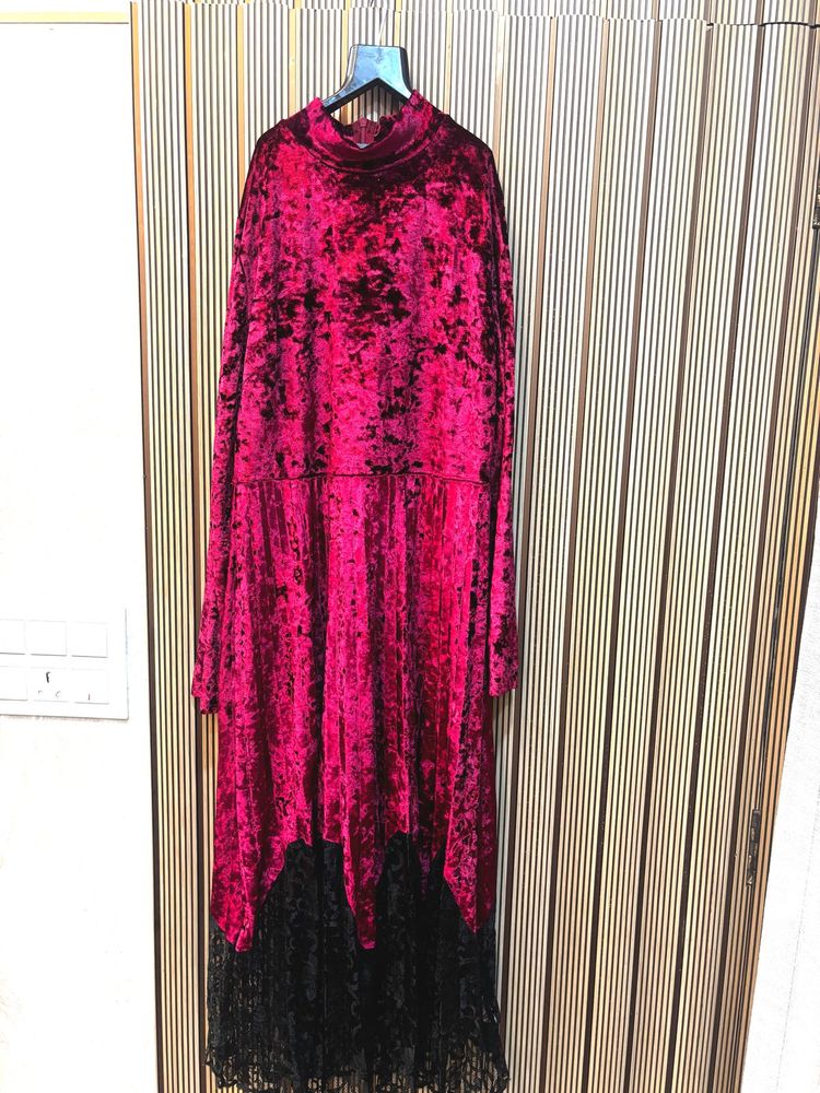 Elegant Velvet Maxi Dress