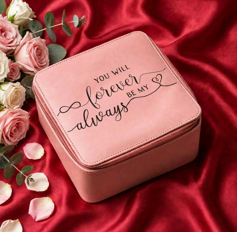 Pink Jewelry Box "Forever Always"