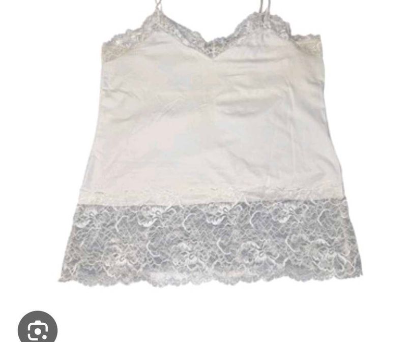 Lace Trim Cami Top With Penty