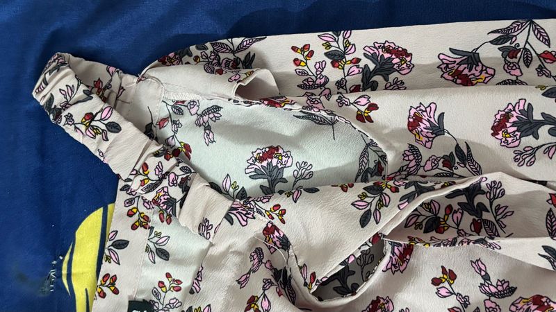 Floral Print Light Pink Dress