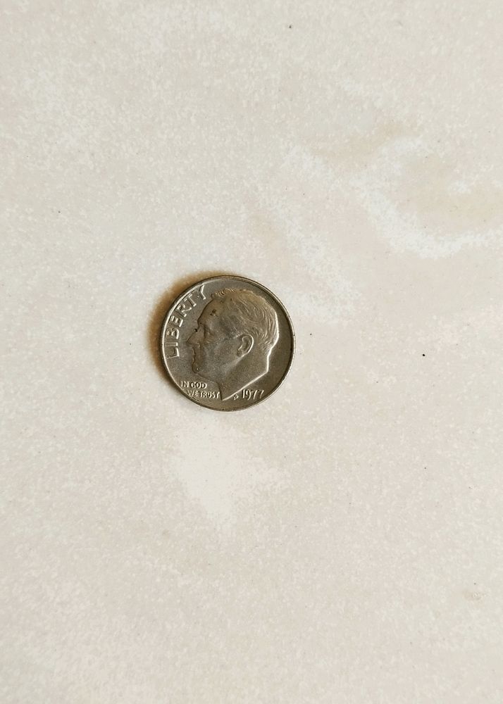 One Dime USA Coin 1977