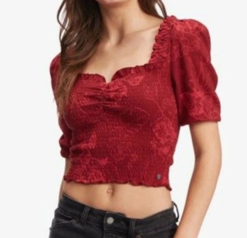Vero moda top with sweetheart neckline