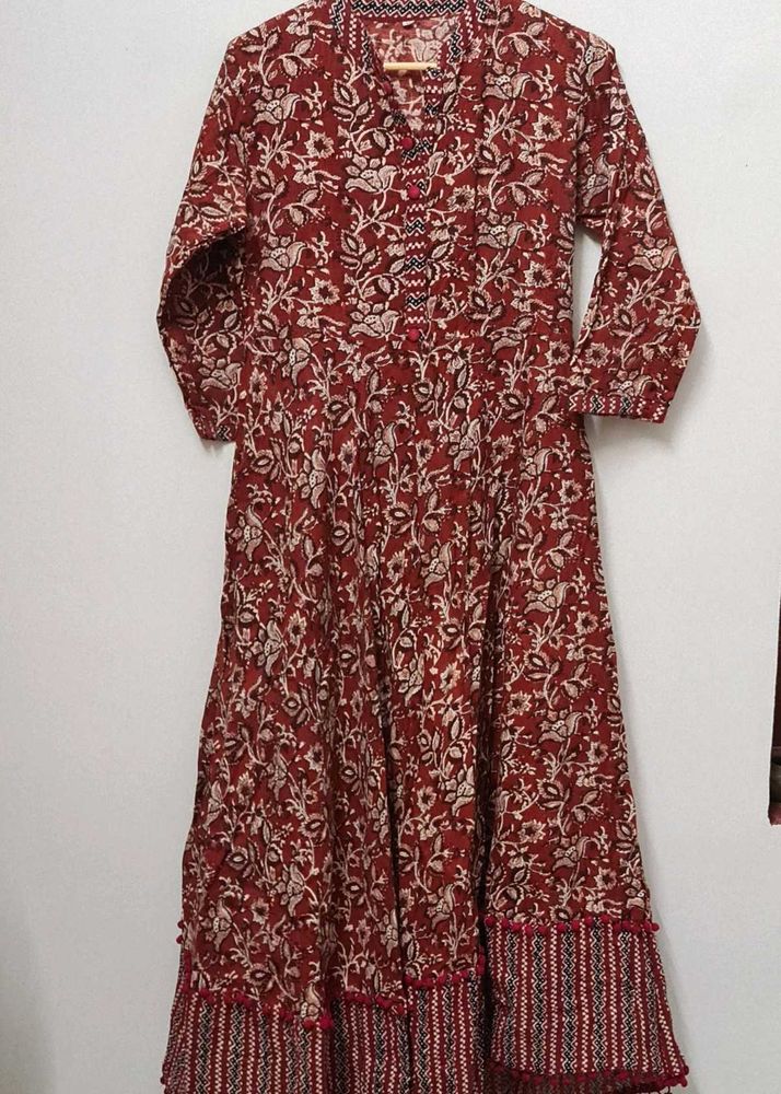 Boho Floral Maxi Anarkali