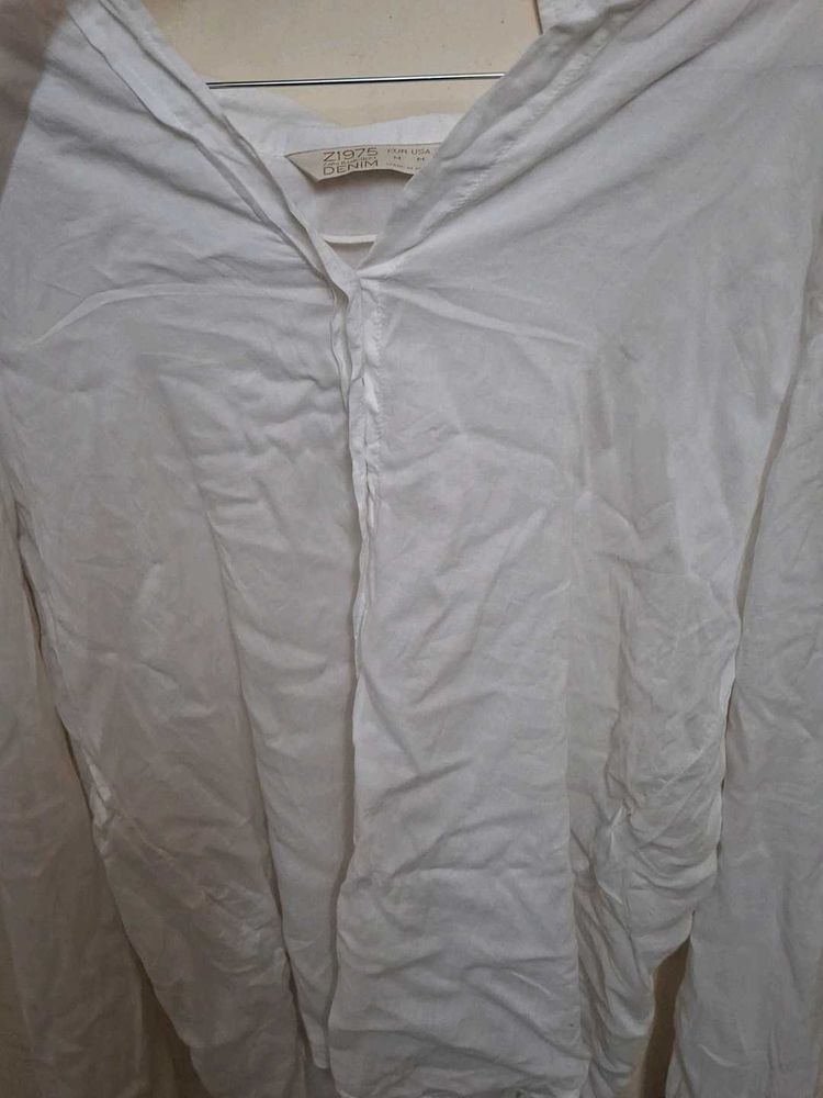 White Button-Down Shirt