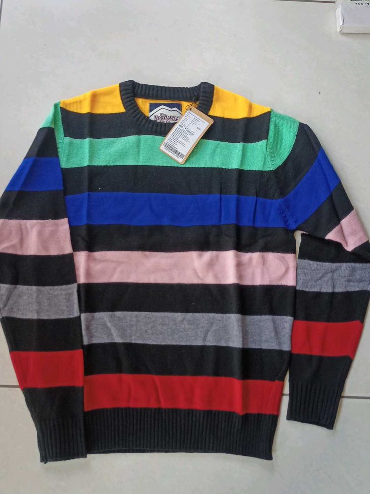 Striped Pullover Sweater