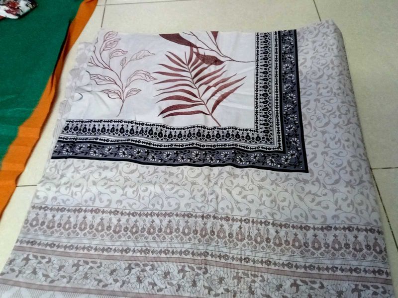 Vintage Botanical Print Fabric  badsheet