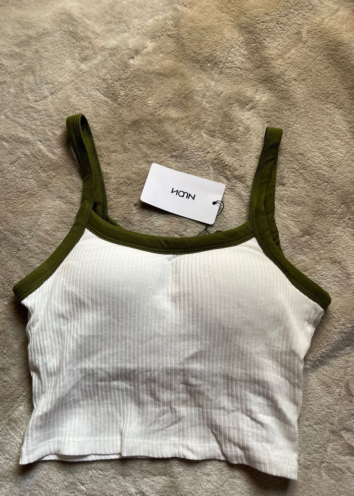 Ribbed Crop Tank Top