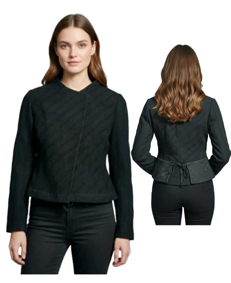 Black Quilted Jacket Small