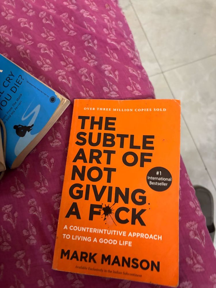 the subtle art of not giving a f*ck book