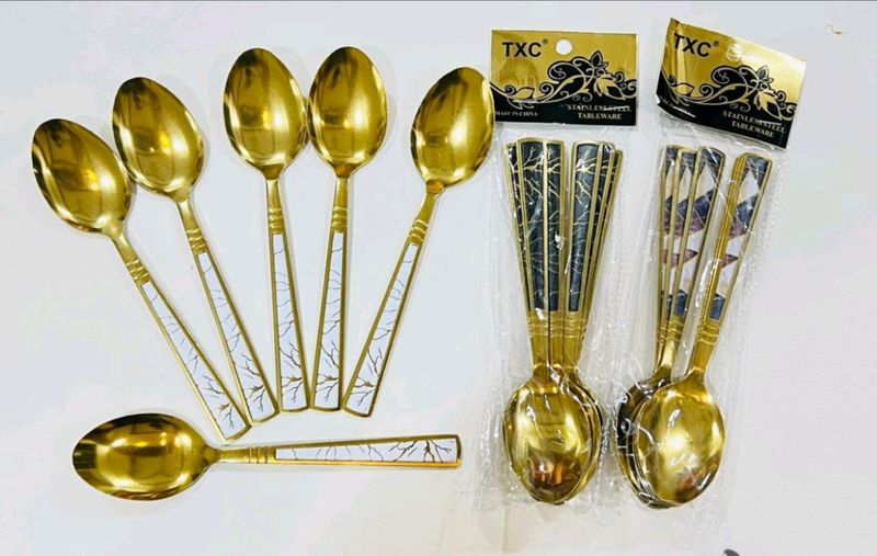 Spoon And Fork Set (12 Pcs)