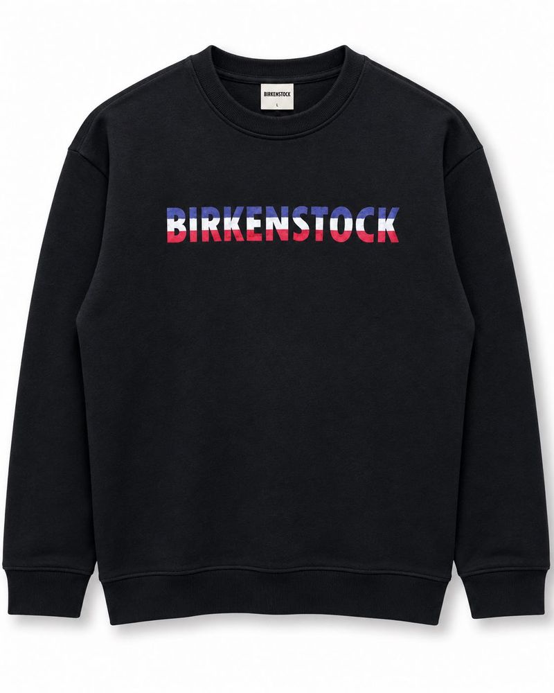 Birkenstock Sports Black Brand Logo Sweatshirt