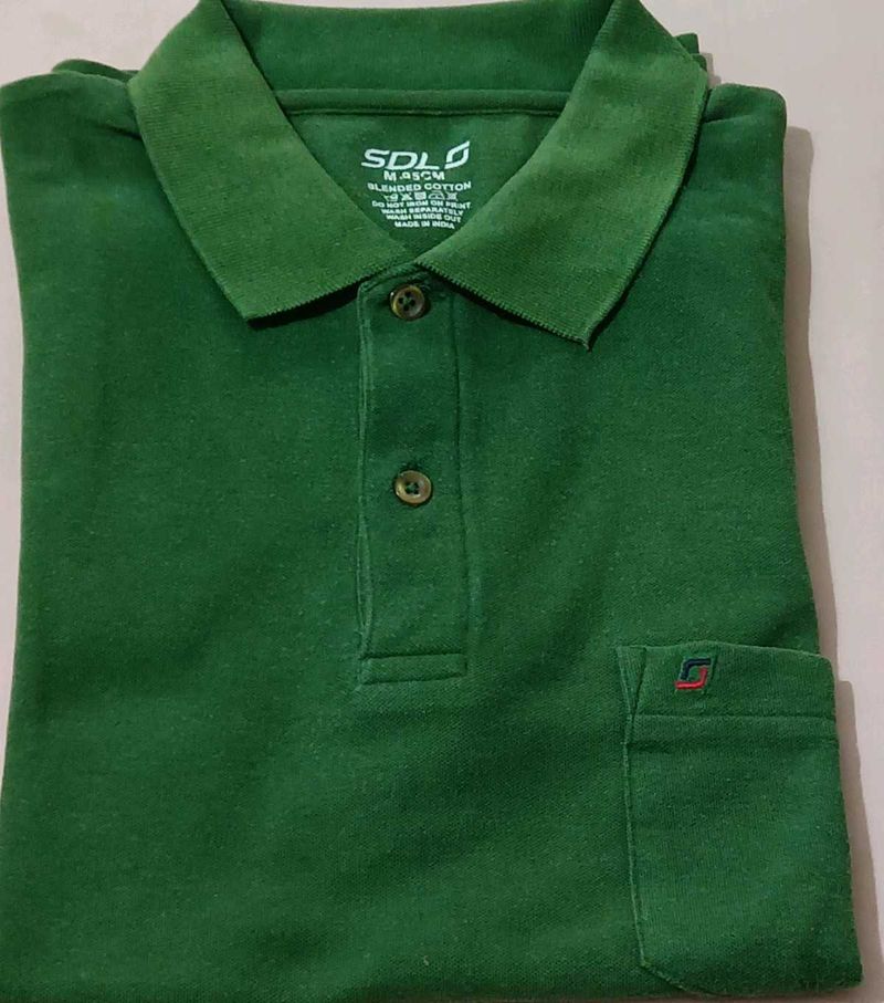 Men's Green Polo T-Shirt