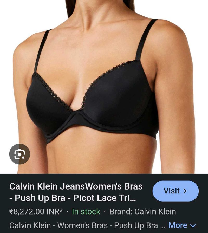 Beutiful Calvin Klein Lace Bra Panty