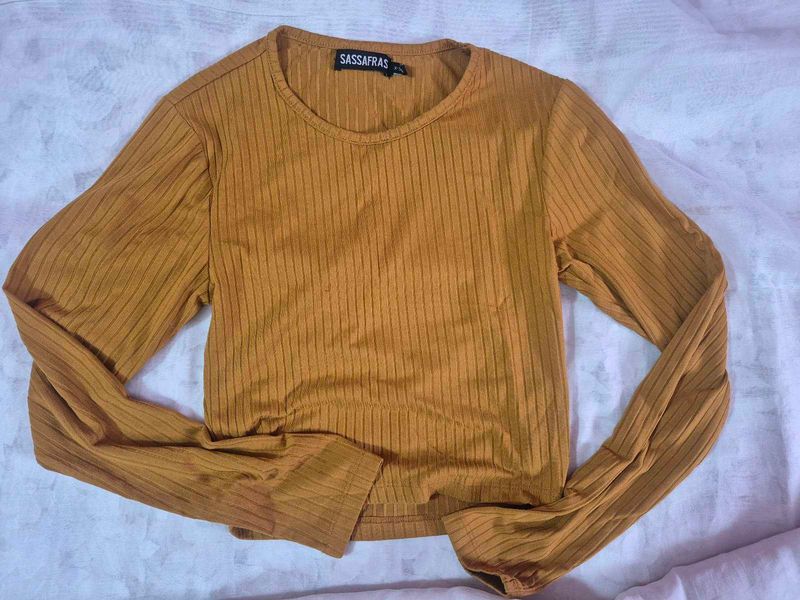 Ribbed Long Sleeve Top
