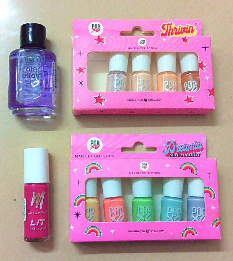 MYGLAAM POP XO Nail Polish Mini Kits combo💅